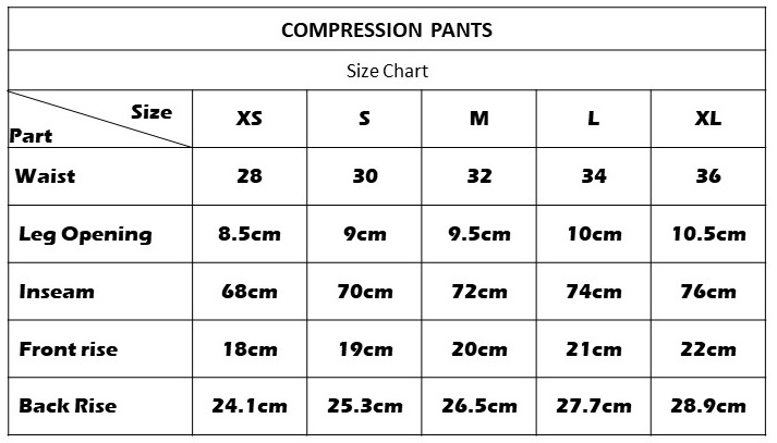 sizing chart